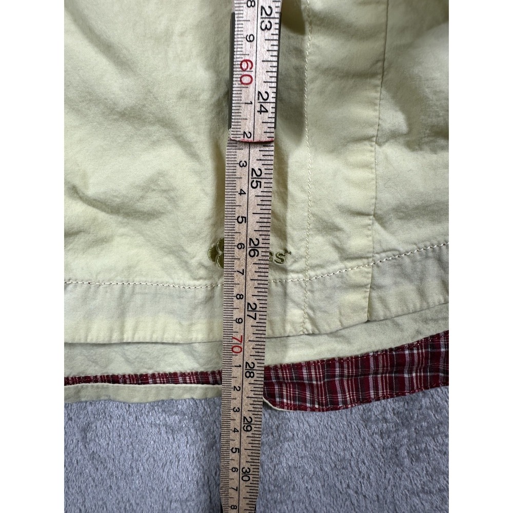 Crocs Shirt Mens XL Yellow Croslite Relaxed‎ Technology Plaid Lined Long Sleeve - Picture 7 of 8